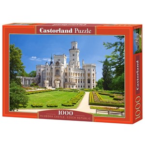 Castorland (C-102167) - "Hluboka Castle, Czech Republic" - 1000 piezas
