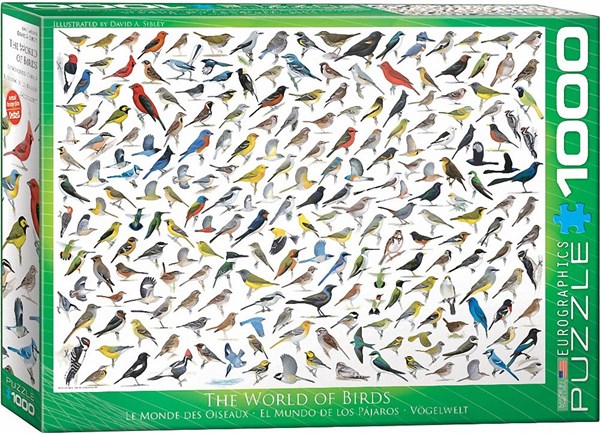 Eurographics (6000-0821) - "The World of Birds" - 1000 piezas