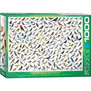 Eurographics (6000-0821) - "The World of Birds" - 1000 piezas