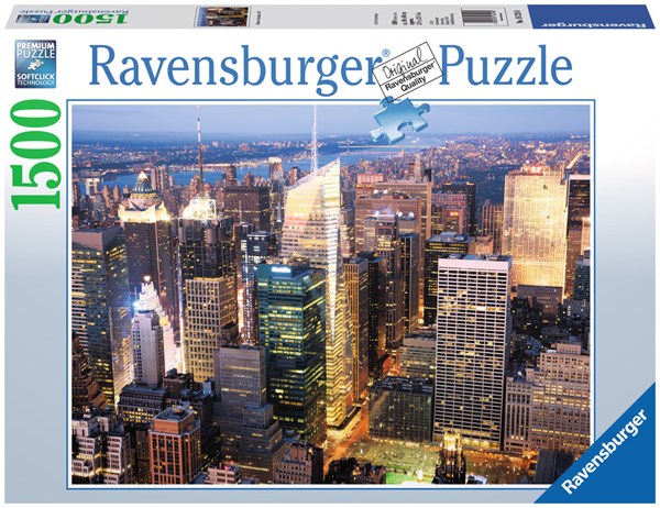 Ravensburger (16226) - "Midtown Manhattan, New-York" - 1500 piezas