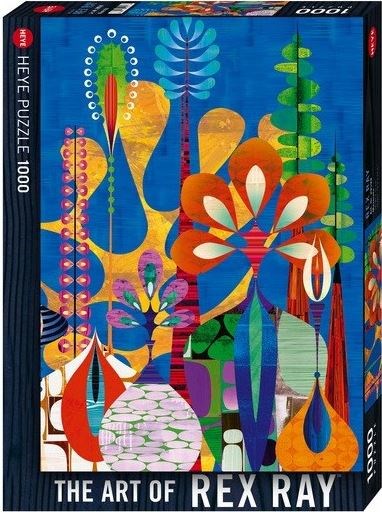 Heye (29599) - Rex Ray: "Maxerela Art Flowers" - 1000 piezas
