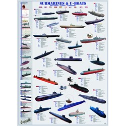 Eurographics (6000-0132) - "Submarines & U-Boats" - 1000 piezas