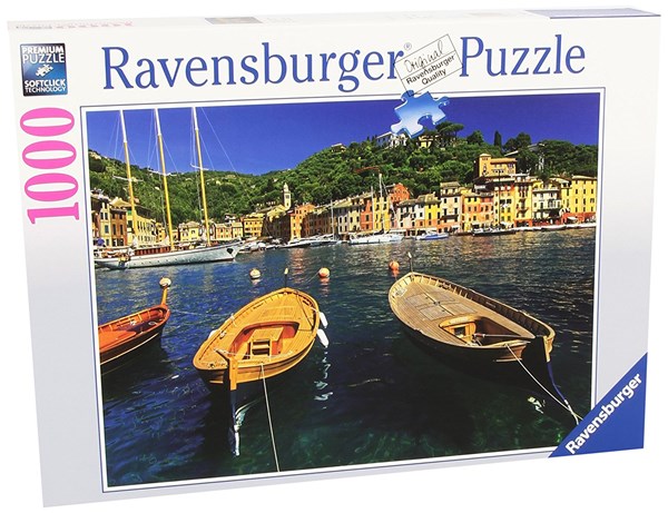 Ravensburger (19053) - "Harbor in Portofino, Italy" - 1000 piezas