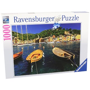 Ravensburger (19053) - "Harbor in Portofino, Italy" - 1000 piezas