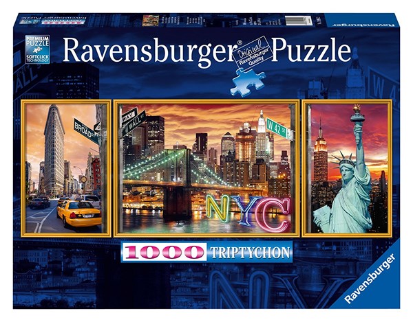 Ravensburger (19995) - "Sparkling New York" - 1000 piezas