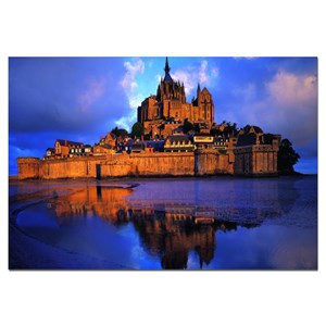 Educa (14282) - "Mont Saint-Michel, France" - 1000 piezas