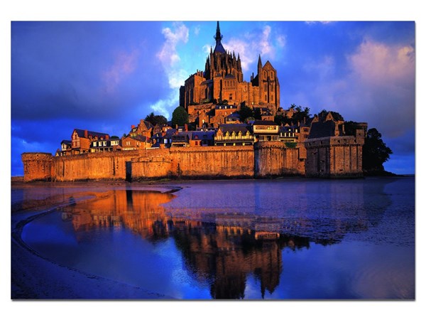 Educa (14282) - "Mont Saint-Michel, France" - 1000 piezas