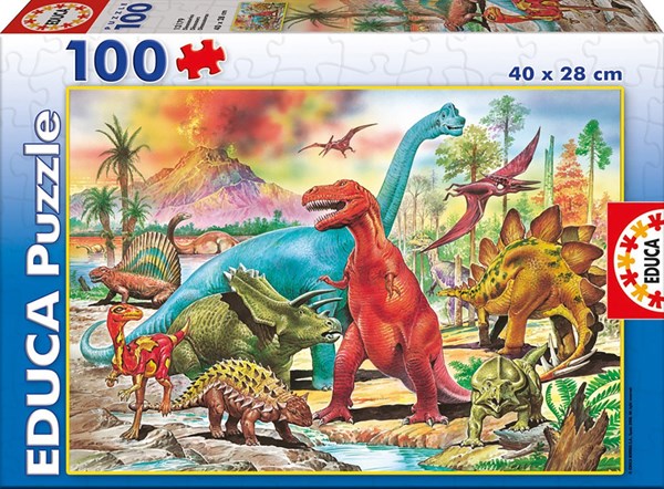 Educa (13279) - "Dinosaurs" - 100 piezas