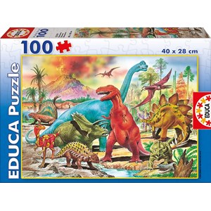 Educa (13279) - "Dinosaurs" - 100 piezas