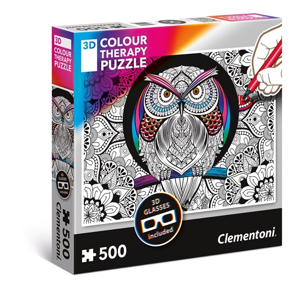 Clementoni (35050) - "Owl" - 500 piezas