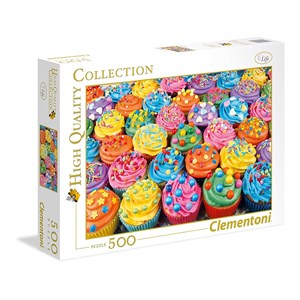 Clementoni (35057) - "Colorful Cupcakes" - 500 piezas