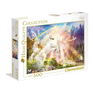Clementoni (35054) - "Sunset Unicorns" - 500 piezas