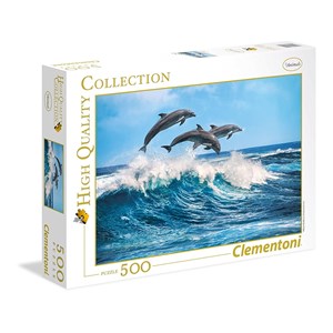 Clementoni (35055) - "Dolphins" - 500 piezas