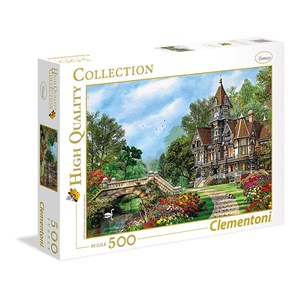 Clementoni (35048) - "Old Waterway Cottage" - 500 piezas