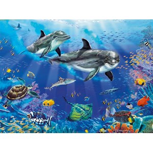 Clementoni (94051) - Christian Riese Lassen: "Dolphins" - 1000 piezas