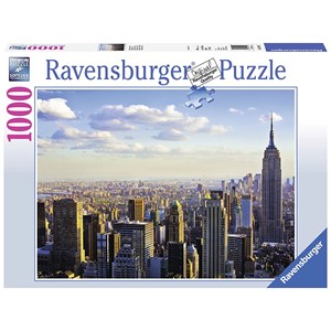 Ravensburger (19114) - "Manhattan in The Morning, New-York" - 1000 piezas