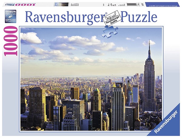 Ravensburger (19114) - "Manhattan in The Morning, New-York" - 1000 piezas