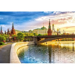 Castorland (C-103348) - "Riverside view, Moscow, Russia" - 1000 piezas