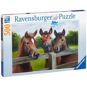 Ravensburger (14566) - "Ponies" - 500 piezas