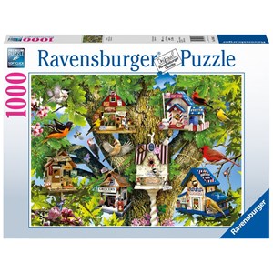 Ravensburger (19691) - Lori Schory: "Bird Village" - 1000 piezas