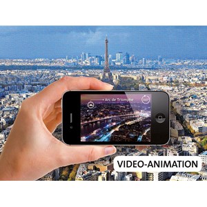 Ravensburger (19302) - "Above The Roofs Of Paris" - 1000 piezas