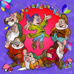 Ravensburger (15202) - "Snow White and the Seven Dwarfs" - 500 piezas