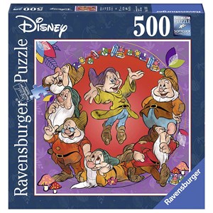 Ravensburger (15202) - "Snow White and the Seven Dwarfs" - 500 piezas