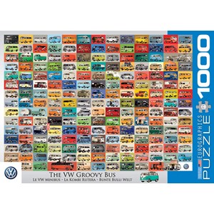 Eurographics (6000-0783) - "The Volkswagon Groovy Bus" - 1000 piezas