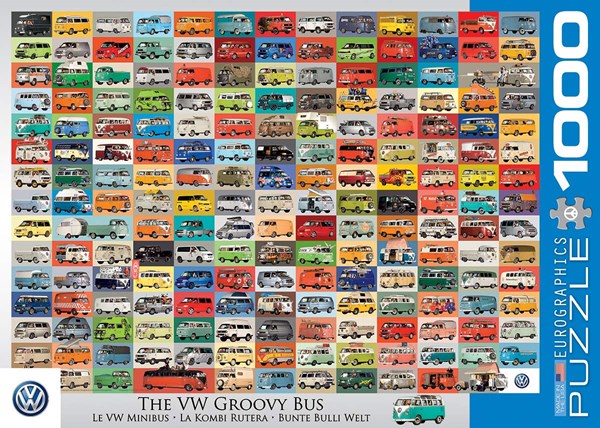 Eurographics (6000-0783) - "The Volkswagon Groovy Bus" - 1000 piezas