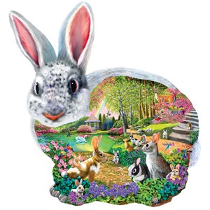 SunsOut (95165) - Mary Thompson: "Bunny Hollow" - 1000 piezas