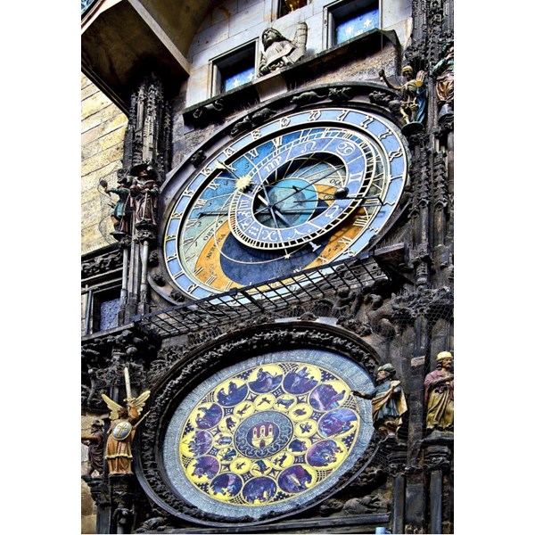 Grafika Kids (01962) - "Prague Astronomical Clock" - 100 piezas