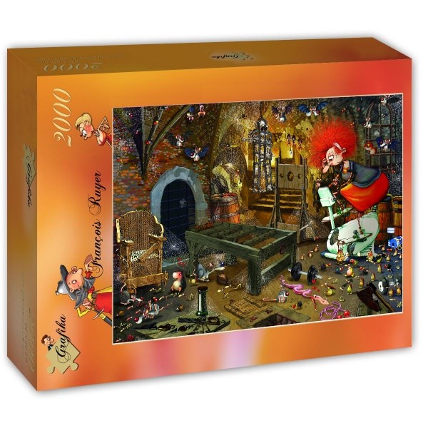 Grafika (T-00593) - François Ruyer: "Sports Hall" - 2000 piezas