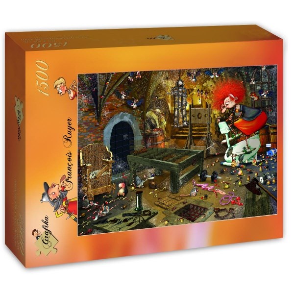 Grafika (T-00594) - François Ruyer: "Sports Hall" - 1500 piezas