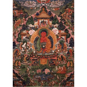 Grafika (T-00600) - "Buddha Amitabha in His Pure Land of Suvakti" - 2000 piezas