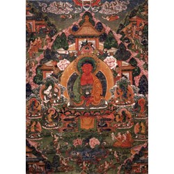 Grafika (T-00601) - "Buddha Amitabha in His Pure Land of Suvakti" - 1500 piezas