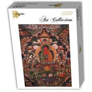Grafika (T-00601) - "Buddha Amitabha in His Pure Land of Suvakti" - 1500 piezas