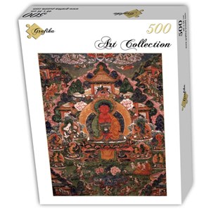 Grafika (T-00603) - "Buddha Amitabha in His Pure Land of Suvakti" - 500 piezas