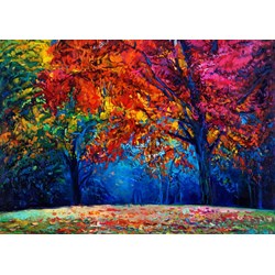 Grafika (T-00616) - "Autumn Forest" - 1000 piezas