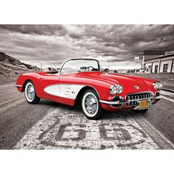 Eurographics (6000-0665) - "1959 Corvette - Driving Down Route 66" - 1000 piezas