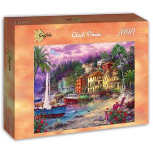 Grafika (T-00720) - Chuck Pinson: "On Golden Shores" - 1000 piezas