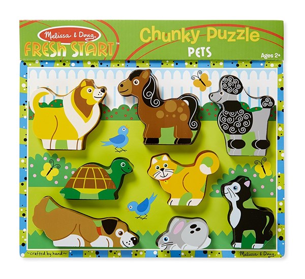 Melissa and Doug (3724) - "Pets" - 8 piezas