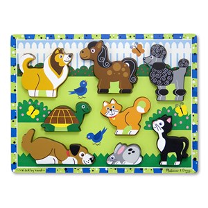 Melissa and Doug (3724) - "Pets" - 8 piezas