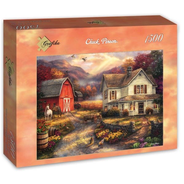 Grafika (T-00764) - Chuck Pinson: "Relaxing on the Farm" - 1500 piezas
