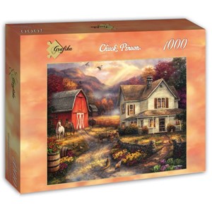 Grafika (T-00765) - Chuck Pinson: "Relaxing on the Farm" - 1000 piezas