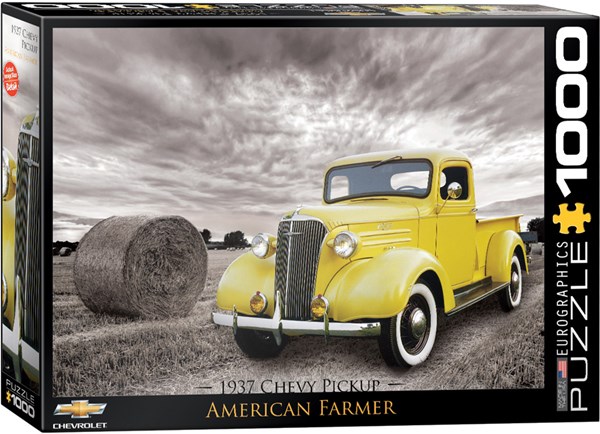 Eurographics (6000-0666) - "1937 Chevy Pick-up American Farmer" - 1000 piezas