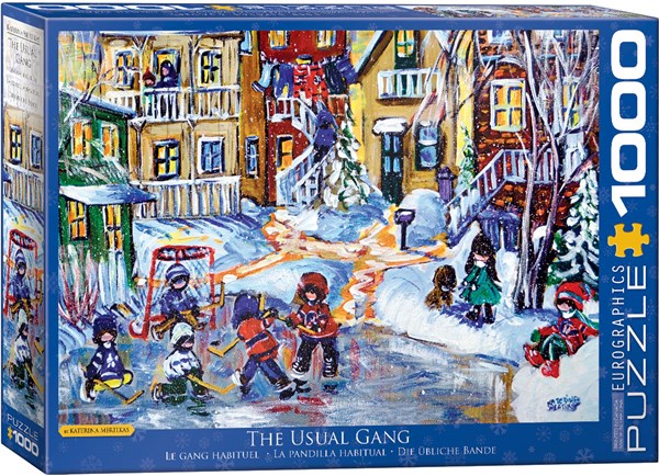 Eurographics (6000-5332) - Katerina Mertikas: "The Usual Gang" - 1000 piezas
