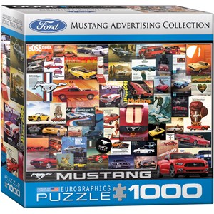 Eurographics (8000-0748) - "Ford Mustang Advertising Collection" - 1000 piezas
