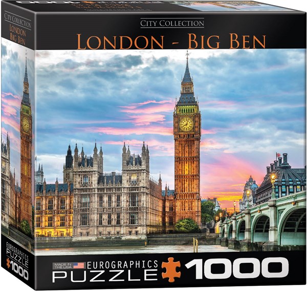 Eurographics (8000-0764) - "London, Big Ben" - 1000 piezas