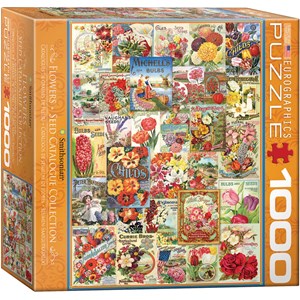 Eurographics (8000-0806) - "Flowers Seed Catalogue Collection" - 1000 piezas