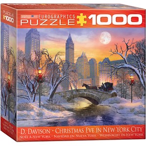 Eurographics (8000-0915) - Dominic Davison: "Christmas Eve in New York City" - 1000 piezas